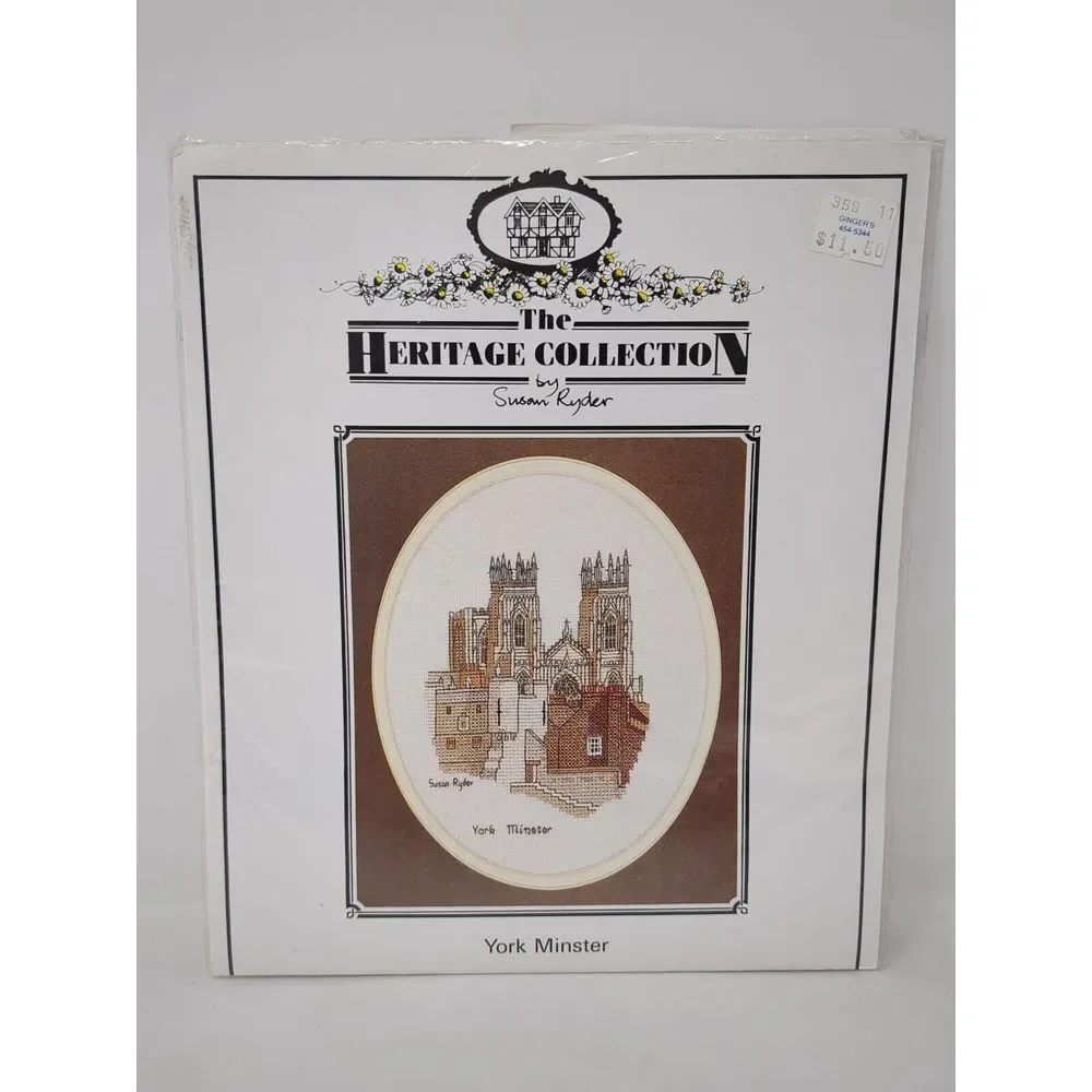 The Heritage Collection Susan Ryder York‎ Minster England Cross Stitch Pattern